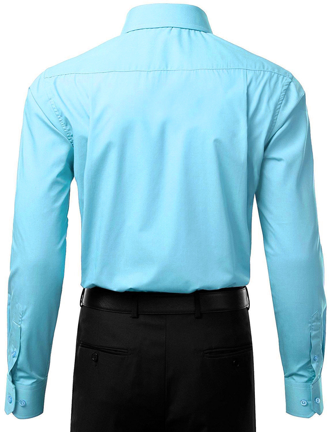 Berlioni Italy Men's SlimFit Premium French Convertible Cuff Solid