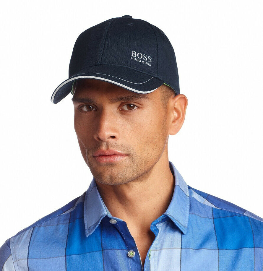 Hugo Boss Men's Cotton Twill Adjustable Baseball Sport Embroidered Logo