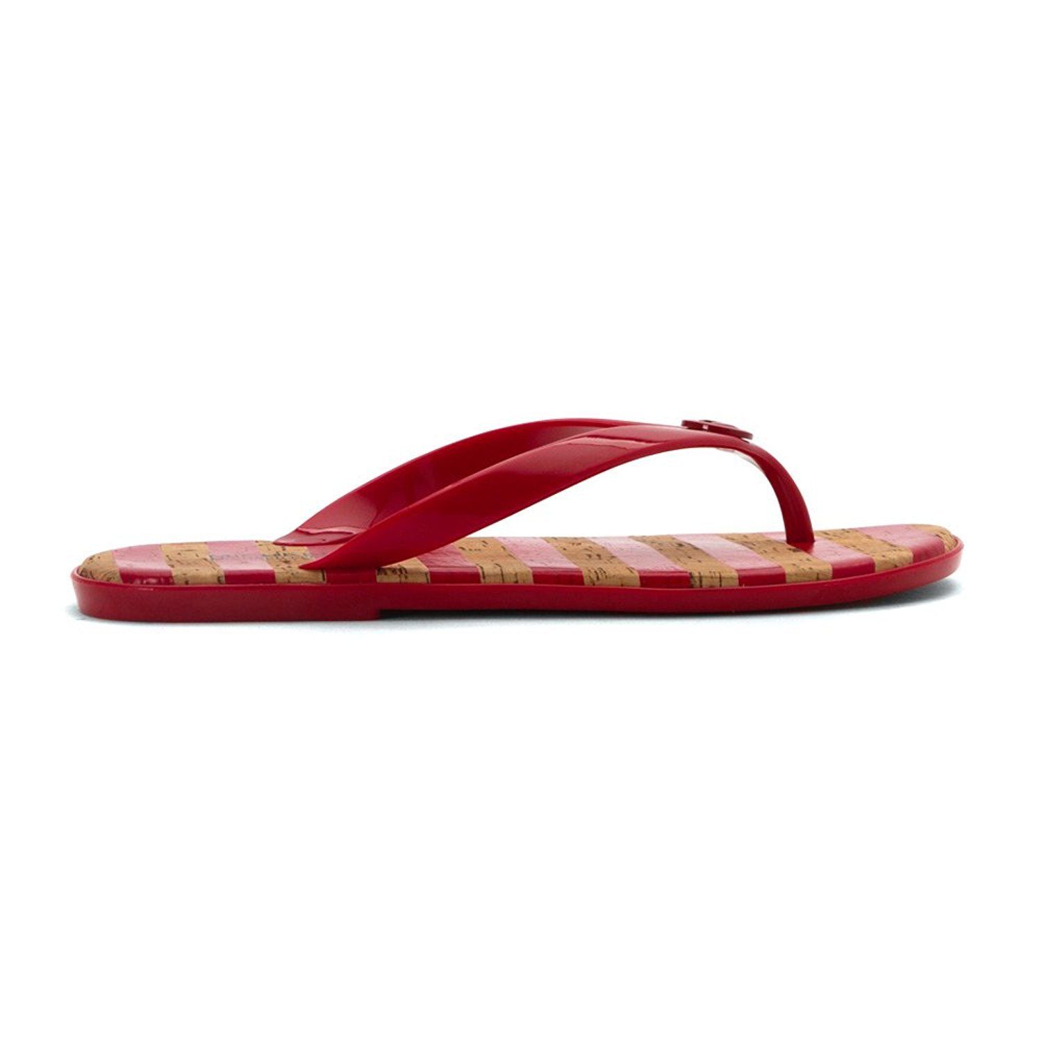 mk slip on sandals