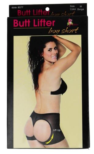 NEU DAMEN FULLNESS BUTT BOOSTER LIFTER SHAPER BOY SHORT PANTY BEIGE #8077 - Bild 5 von 10