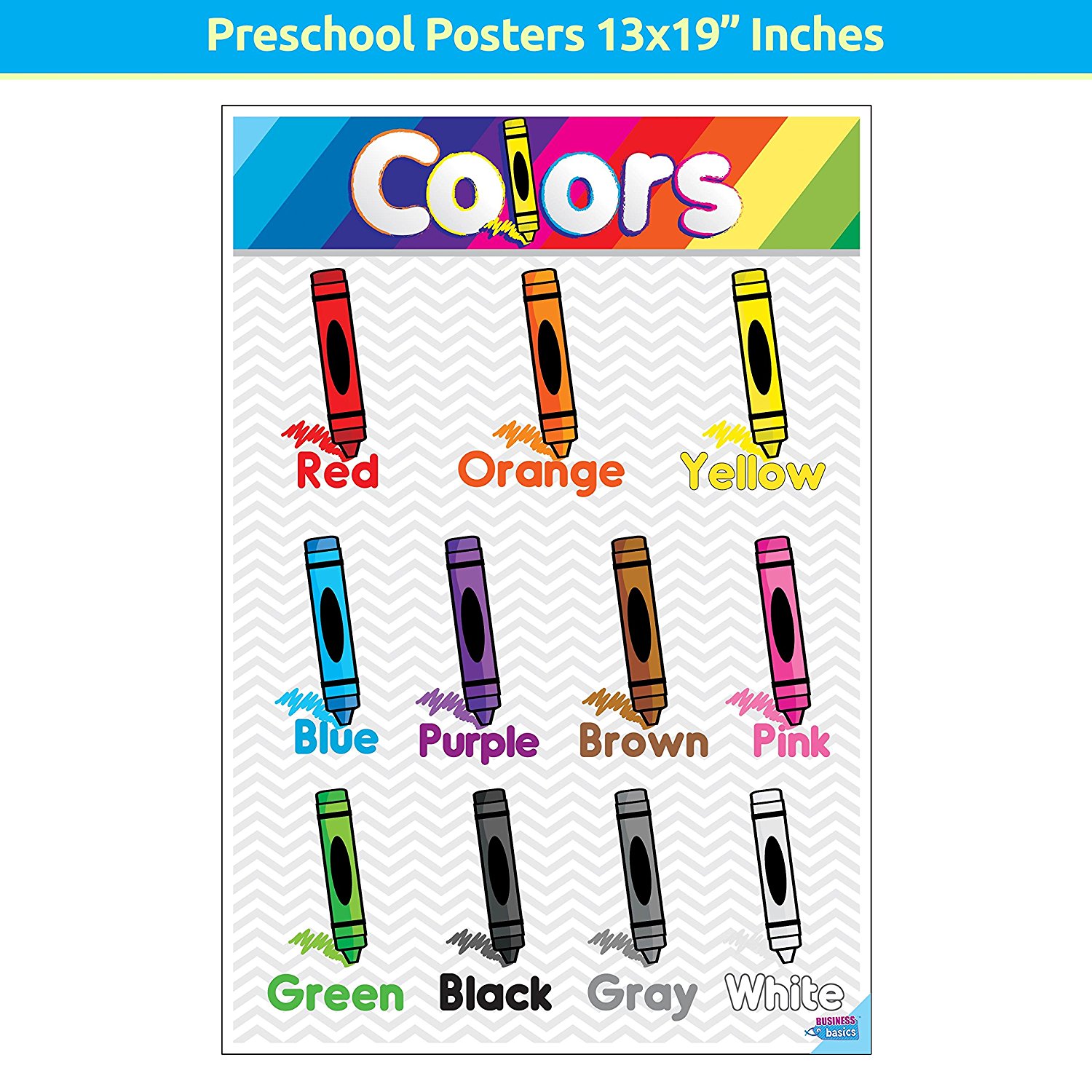 Educational Preschool Posters For Toddlers And Kids For Preschool 
