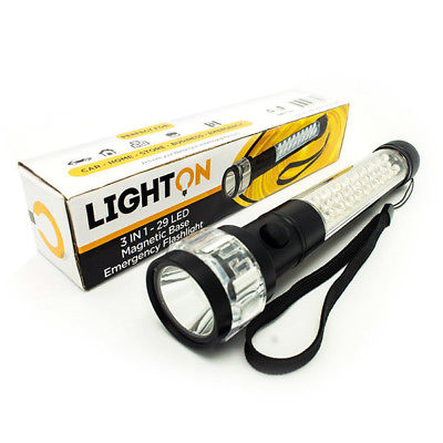 Portable Flashlight 3 in1 Emergency LED Magnetic Base 29 LED Light Emergency Kit - Picture 8 of 12