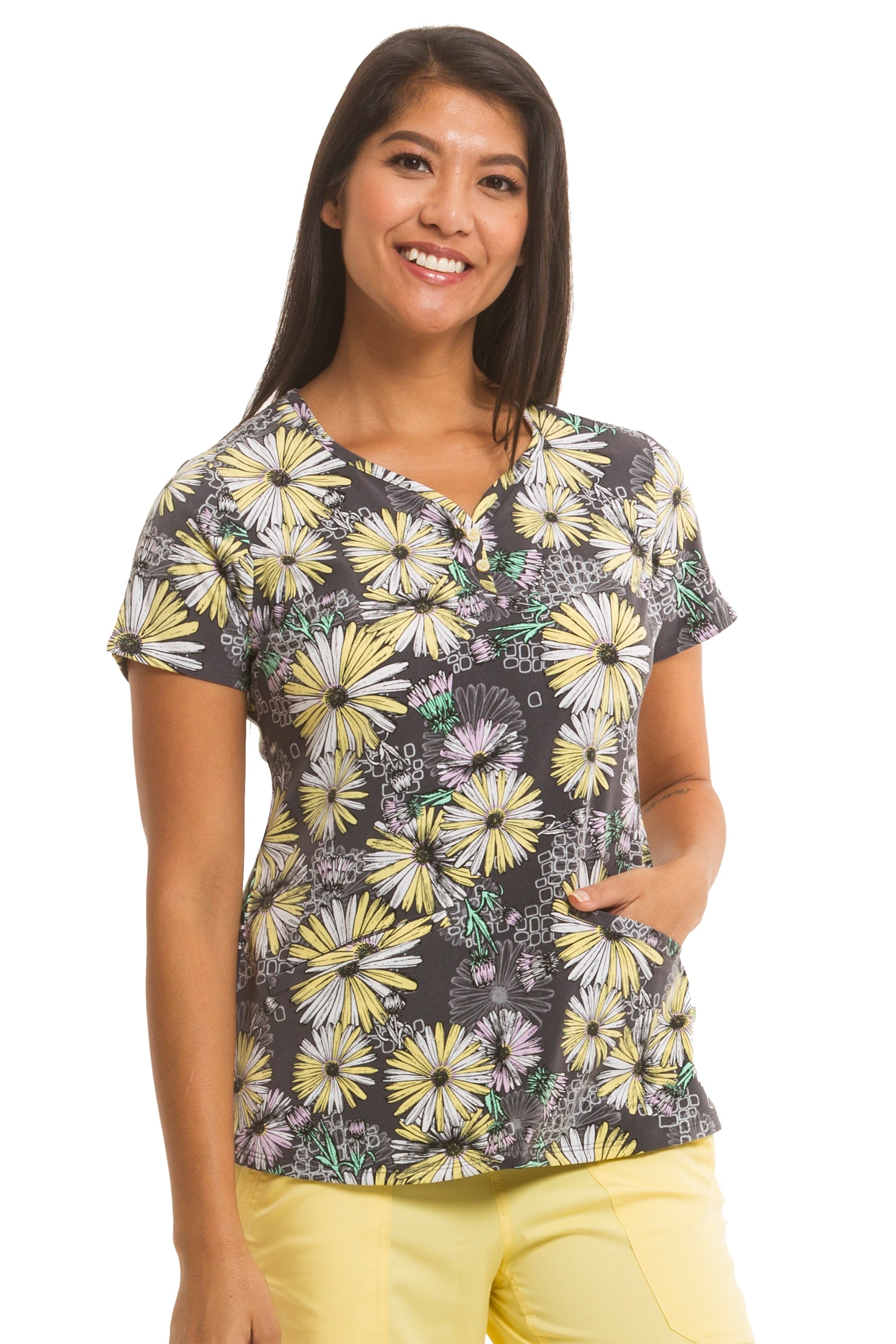 Healing Hands Scrub Top Prints Clearance Sale - Picture 10 of 21