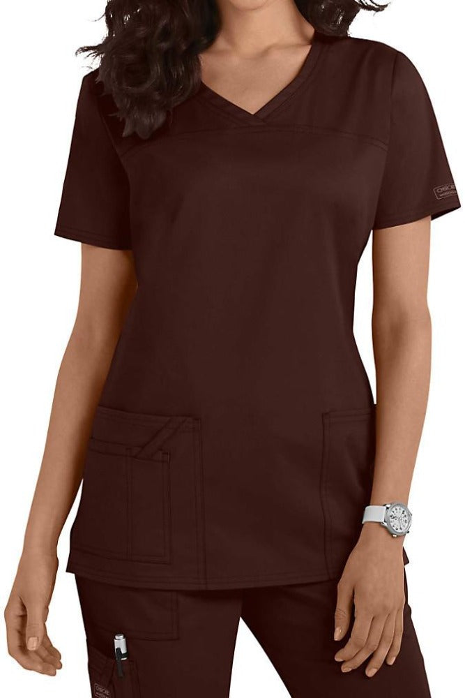Cherokee Scrub Top Core Stretch V Neck Clearance Sale 4727 - Picture 12 of 17