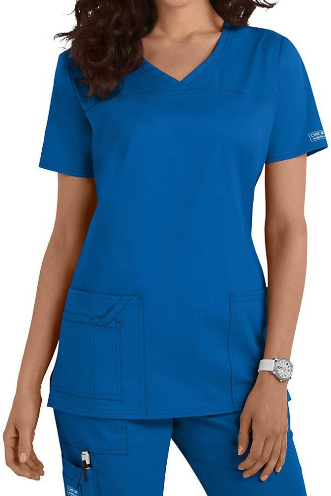 Cherokee Scrub Top Core Stretch V Neck Clearance Sale 4727 - Picture 15 of 17