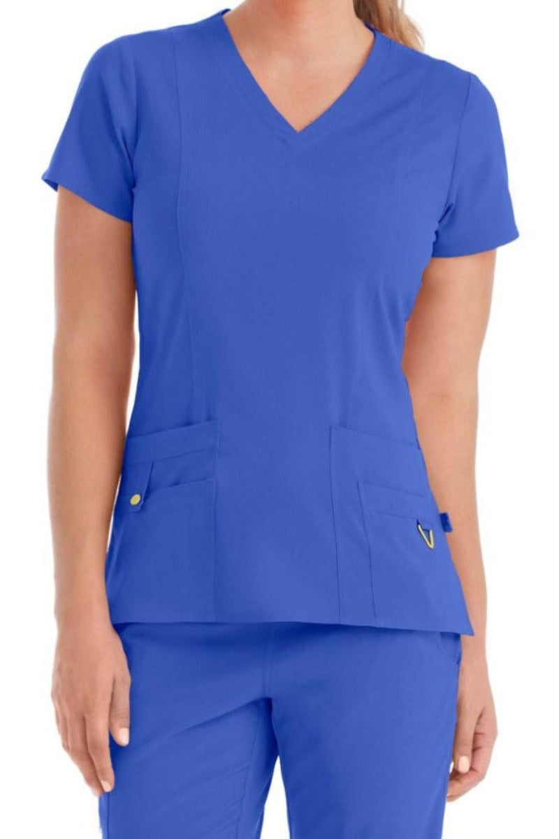 Med Couture Scrub Top Activate & Energy Clearance Sale - Picture 5 of 10