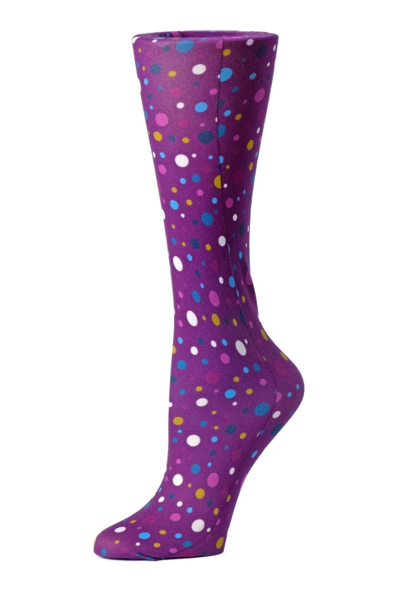 Cutieful Wide Calf Compression Socks | 10-18 mmHg Knee High | Up to 22″ Calf
