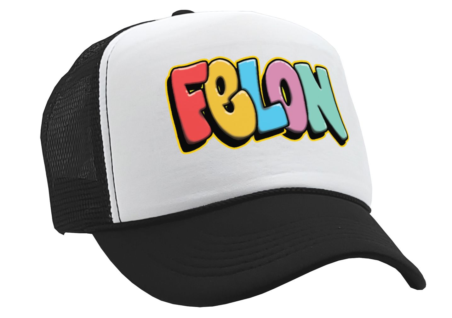 Felon Grafitti Unisex Snapback Trucker Hat Cap