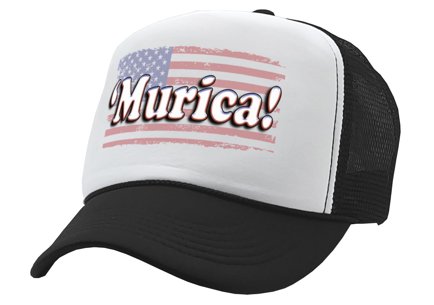Murica Unisex Snap Back Trucker Hat Cap