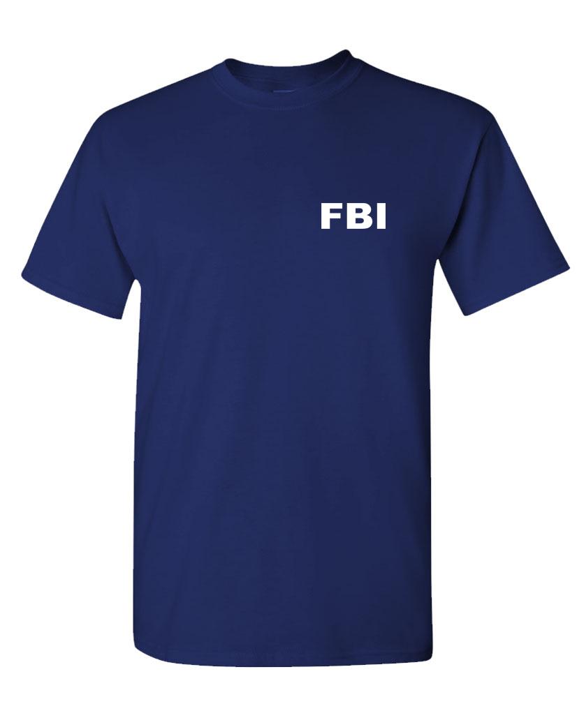 FBI - Camiseta de algodón para hombre de la oficina de deberes novedad - Imagen 4 de 4