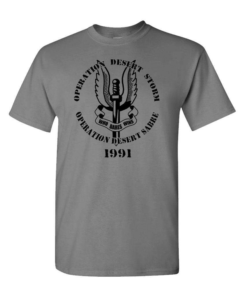 OPERATION DESERT STORM - Who osares wins - T-shirt unisex cotone - Foto 9 di 10