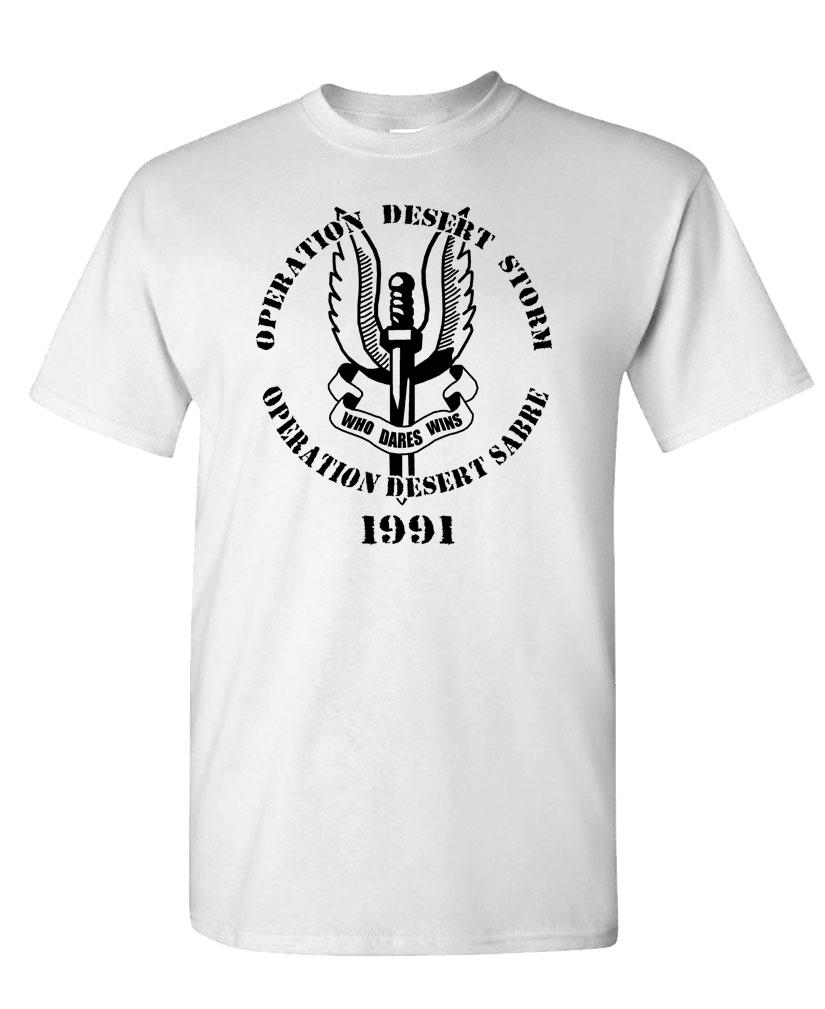OPERATION DESERT STORM - Who osares wins - T-shirt unisex cotone - Foto 6 di 10