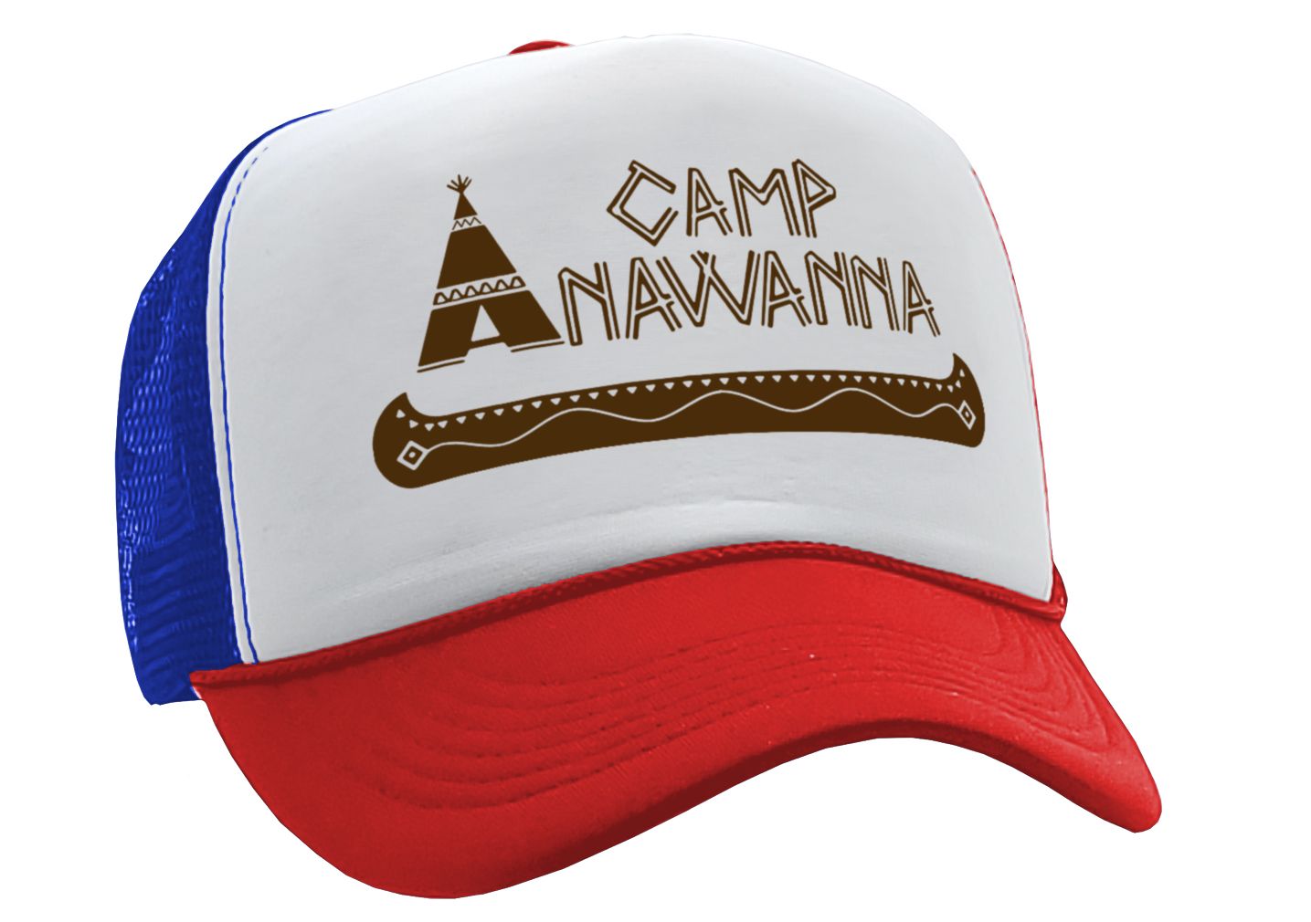 CAMP ANAWANA - shorts campground camping - Adjustable SnapbackTrucker Cap Hat