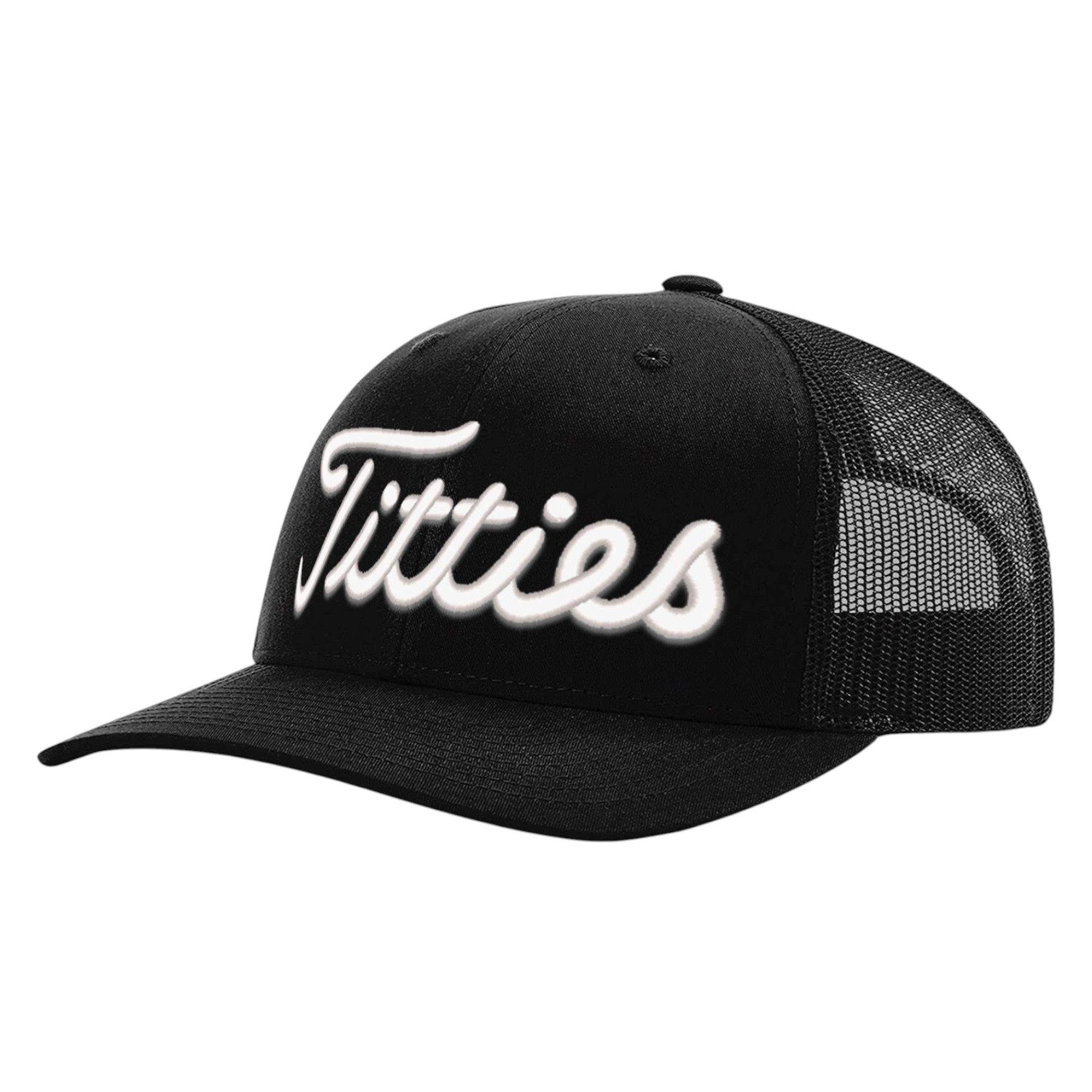 Truckermütze Titties Puff bestickt - verstellbar Snapback Cap - Bild 8 von 11