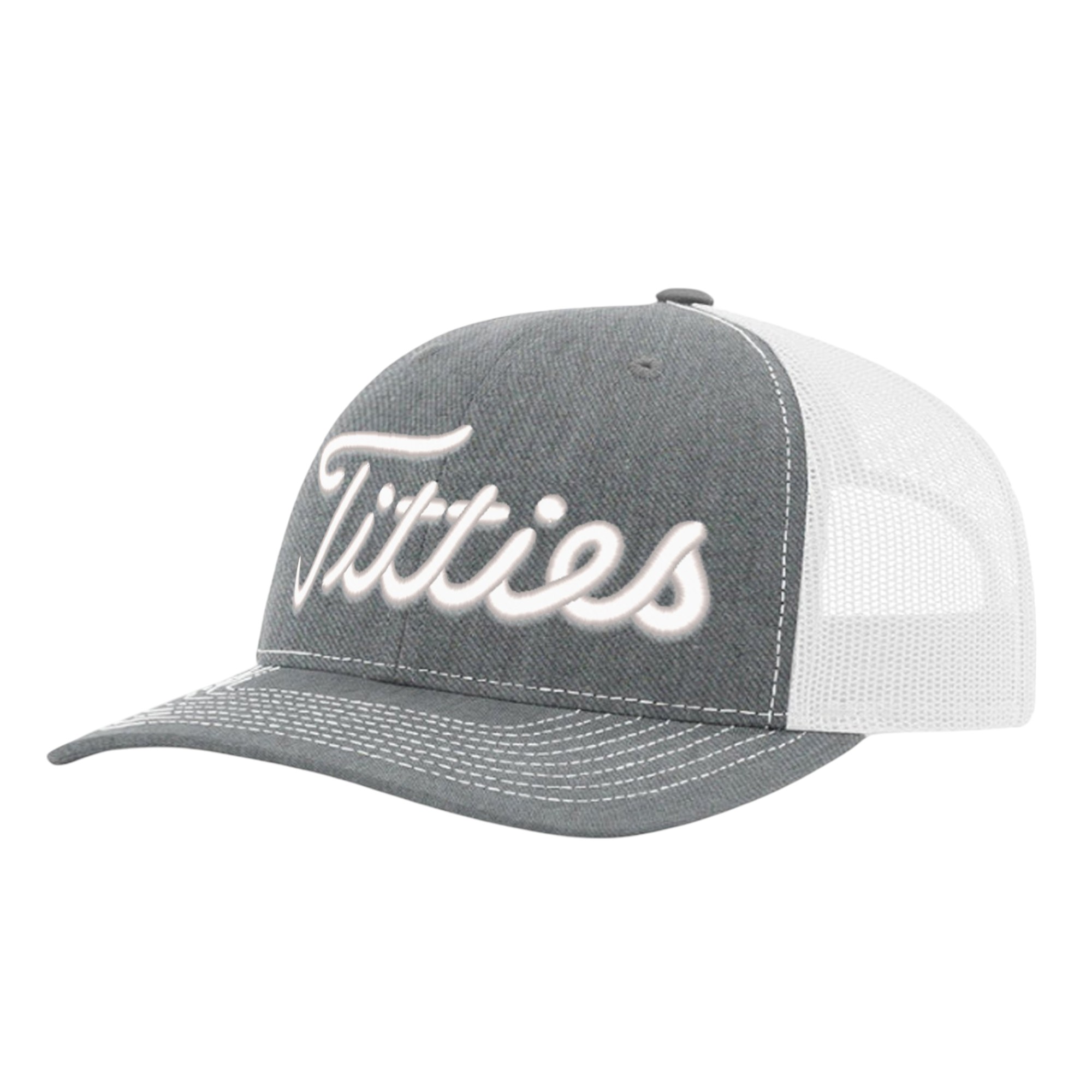 Truckermütze Titties Puff bestickt - verstellbar Snapback Cap - Bild 10 von 11