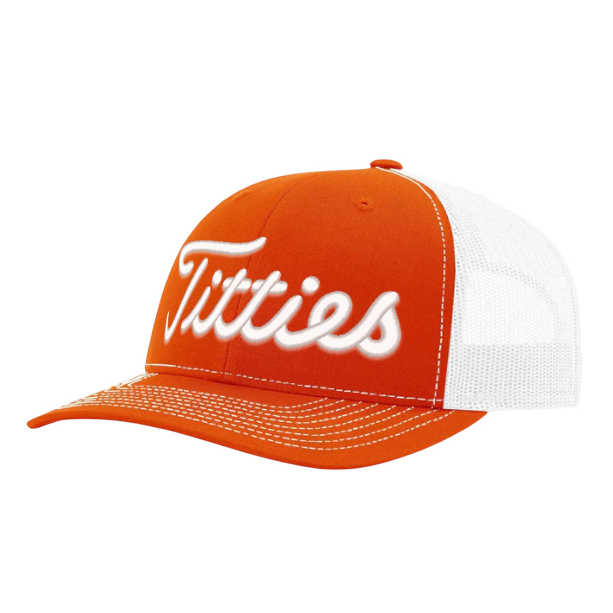 Truckermütze Titties Puff bestickt - verstellbar Snapback Cap - Bild 11 von 11