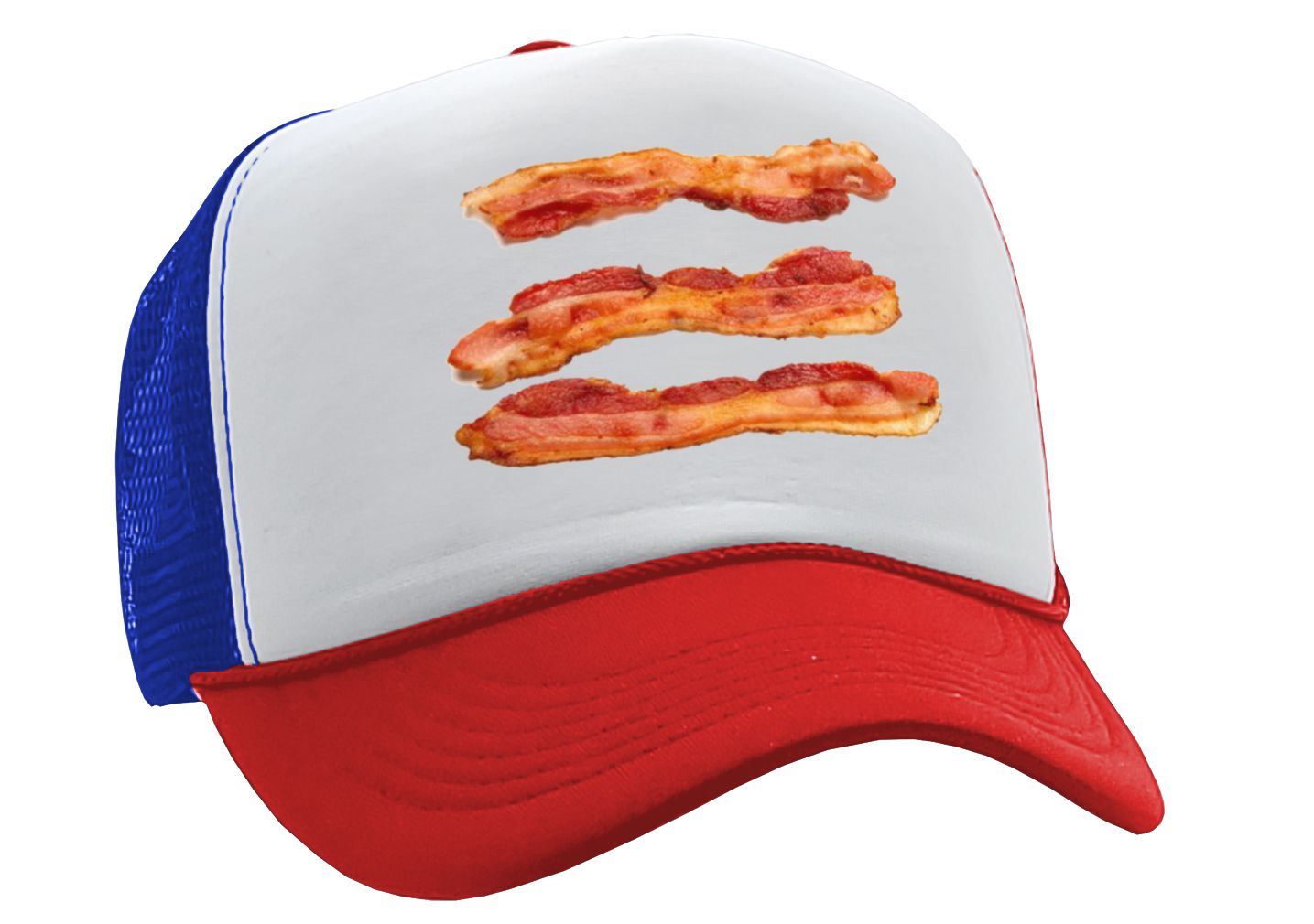 BACON - delicious breakfast ham - Vintage Retro Style Trucker Cap Hat
