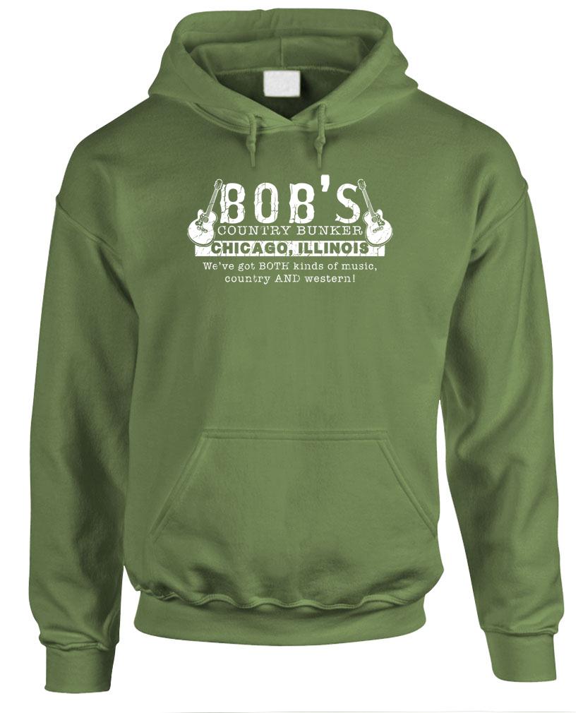 Fleece Sweatshirt Bobs Country Bunker BAR Blues Movie Fleece Sweatshirt Bobs Country Bunker BAR Blues Movie
