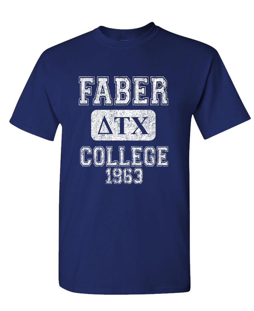 FABER COLLEGE - Delta Tau Chi Belushi House - Herren T-Shirt Baumwolle - Bild 10 von 10