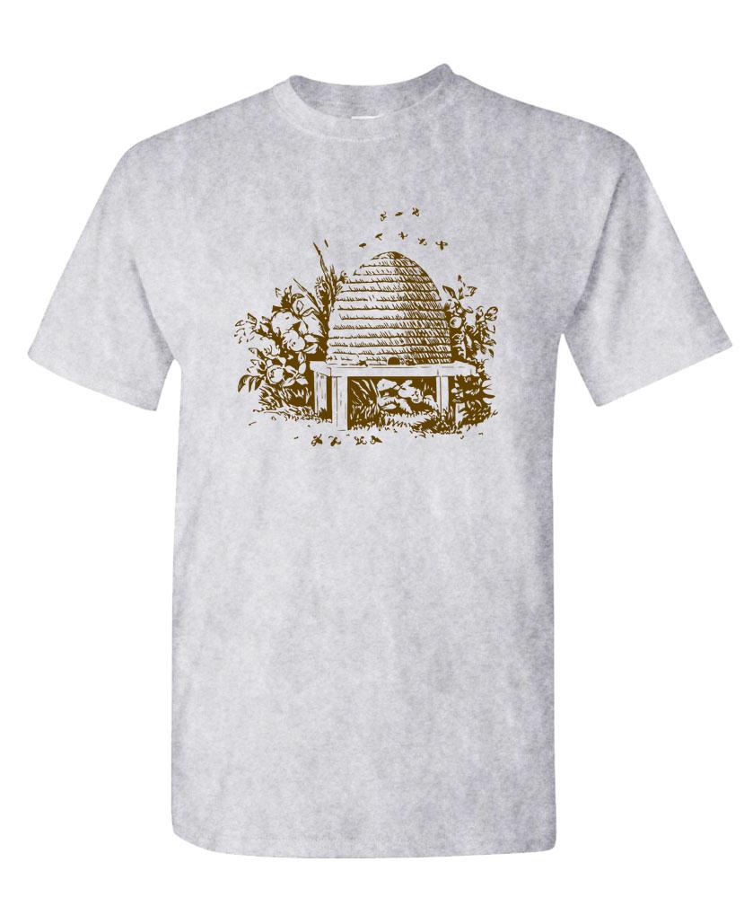 VINTAGE BEE HIVE – Unisex Cotton T-Shirt Tee Shirt