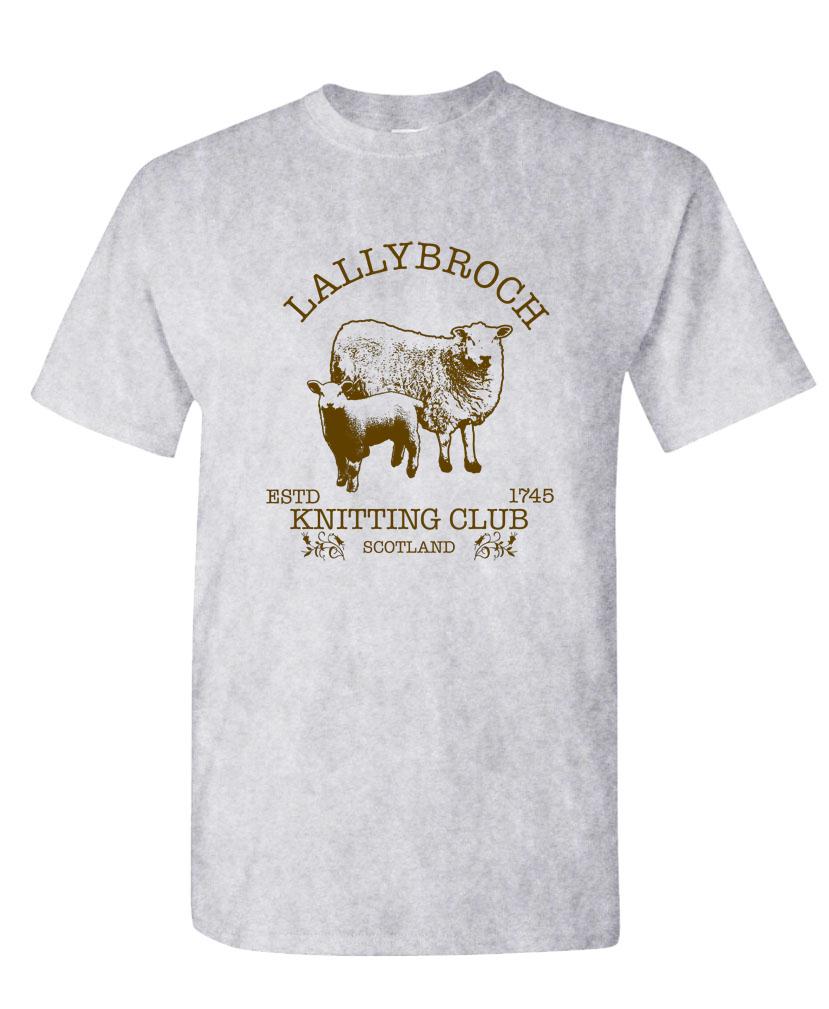 LALLYBROCH KNITTING – Unisex Cotton T-Shirt Tee Shirt