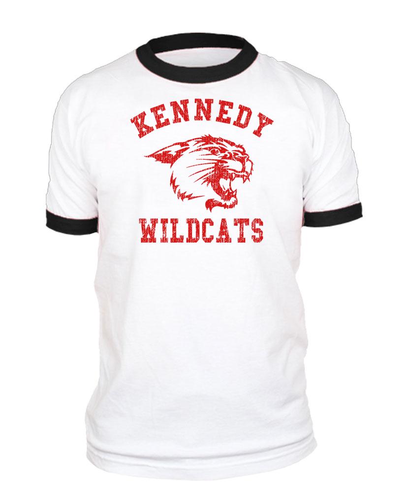 KENNEDY WILDCATS – Unisex Cotton Retro Ringer Style T-Shirt