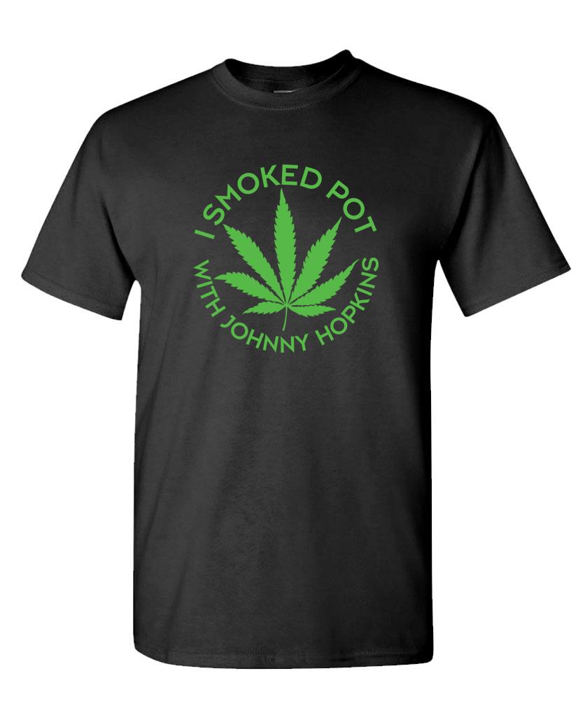 T-shirt unisex I SMOKED POT WITH JOHNNY HOPKINS - film - cotone - Foto 5 di 6