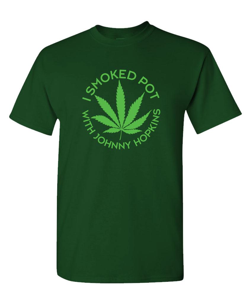 T-shirt unisex I SMOKED POT WITH JOHNNY HOPKINS - film - cotone - Foto 6 di 6