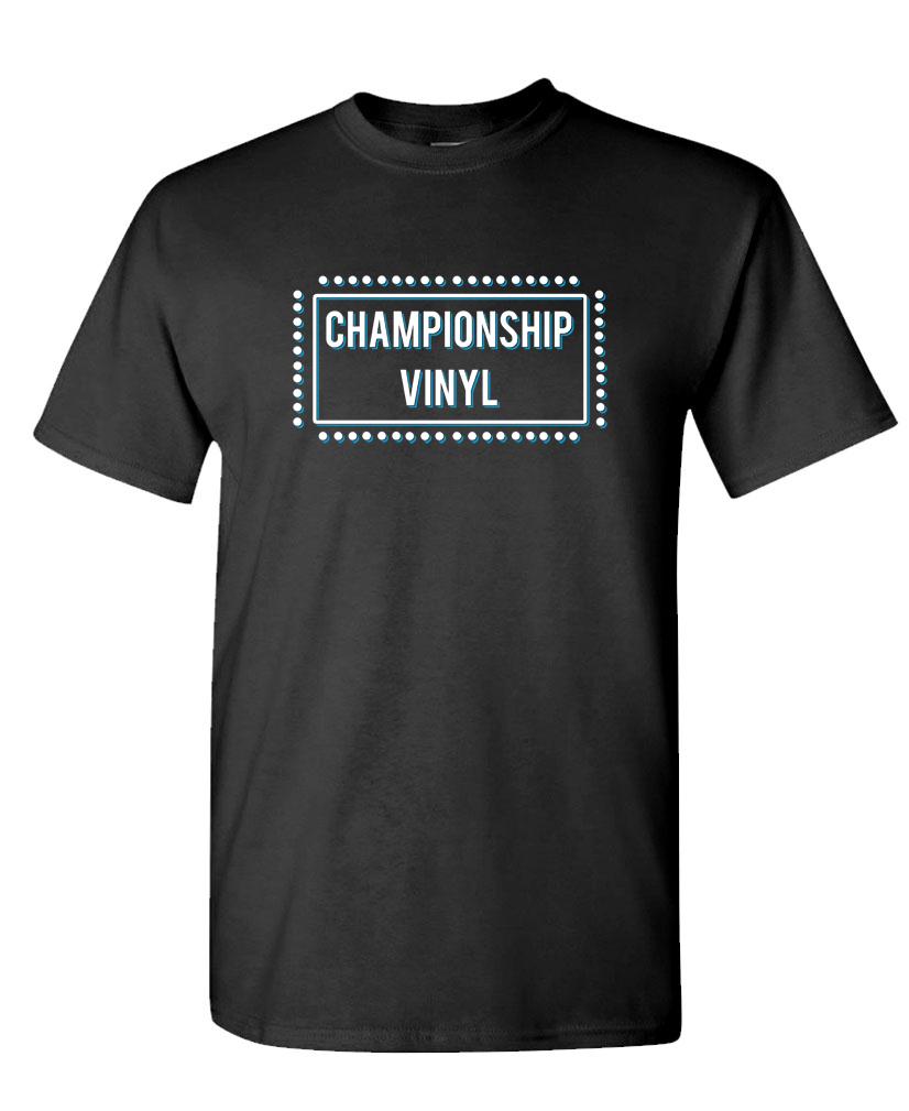 CHAMPIONSHIP VINYL – Unisex Cotton T-Shirt Tee Shirt