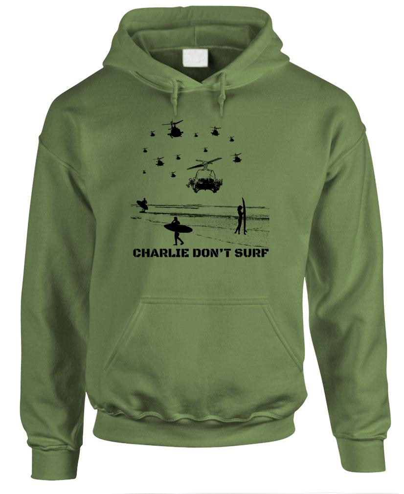CHARLIE DON’T SURF – Fleece Pullover Hoodie