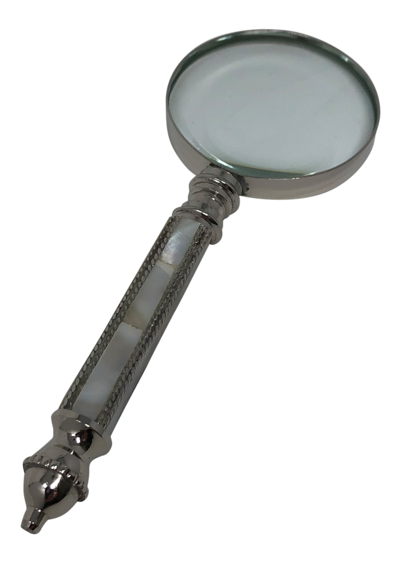 Premium Hand Carved Magnifying Glass with Polished Buffalo Bone Handle