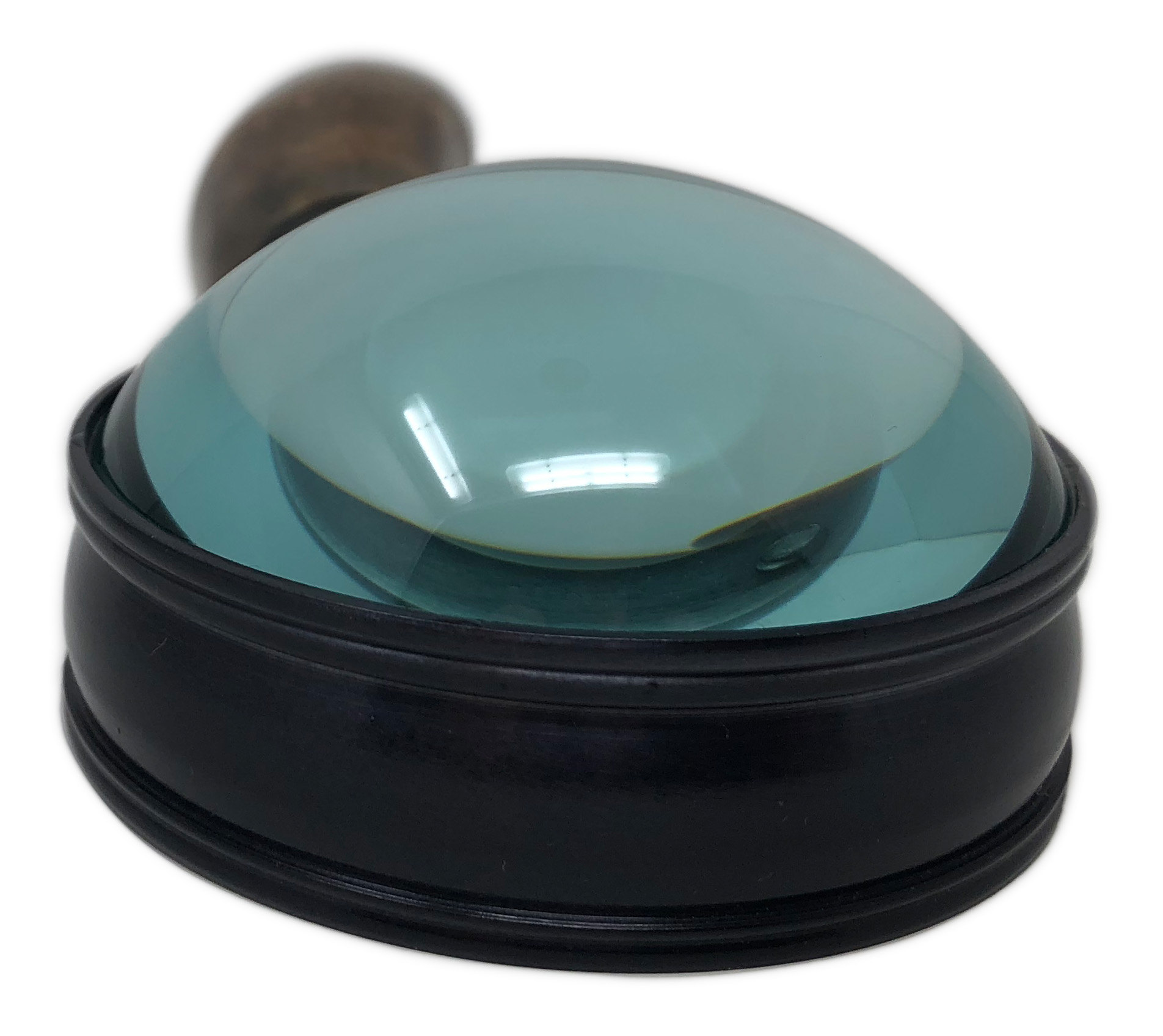 Premium Modern Magnifying Glass Buffalo Bone Convex Circular Base eBay