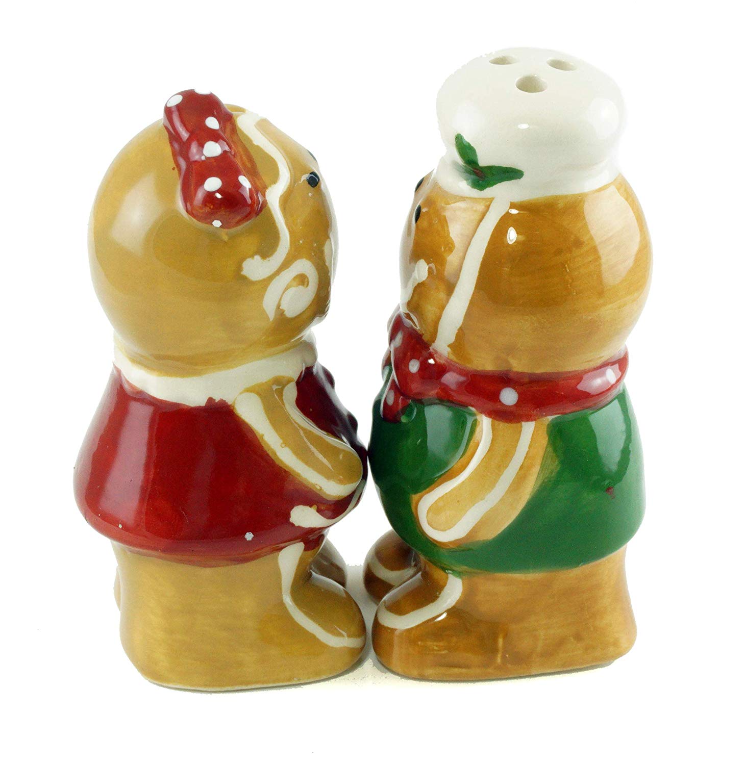 Gingerbread Couple Ceramic Salt & Pepper Shakers eBay
