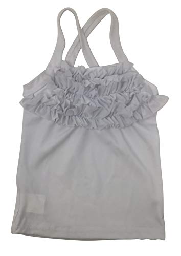 Girls Fashion Long Cross Back Designer Tank Top Shirt for Gymnastic - Picture 6 of 10