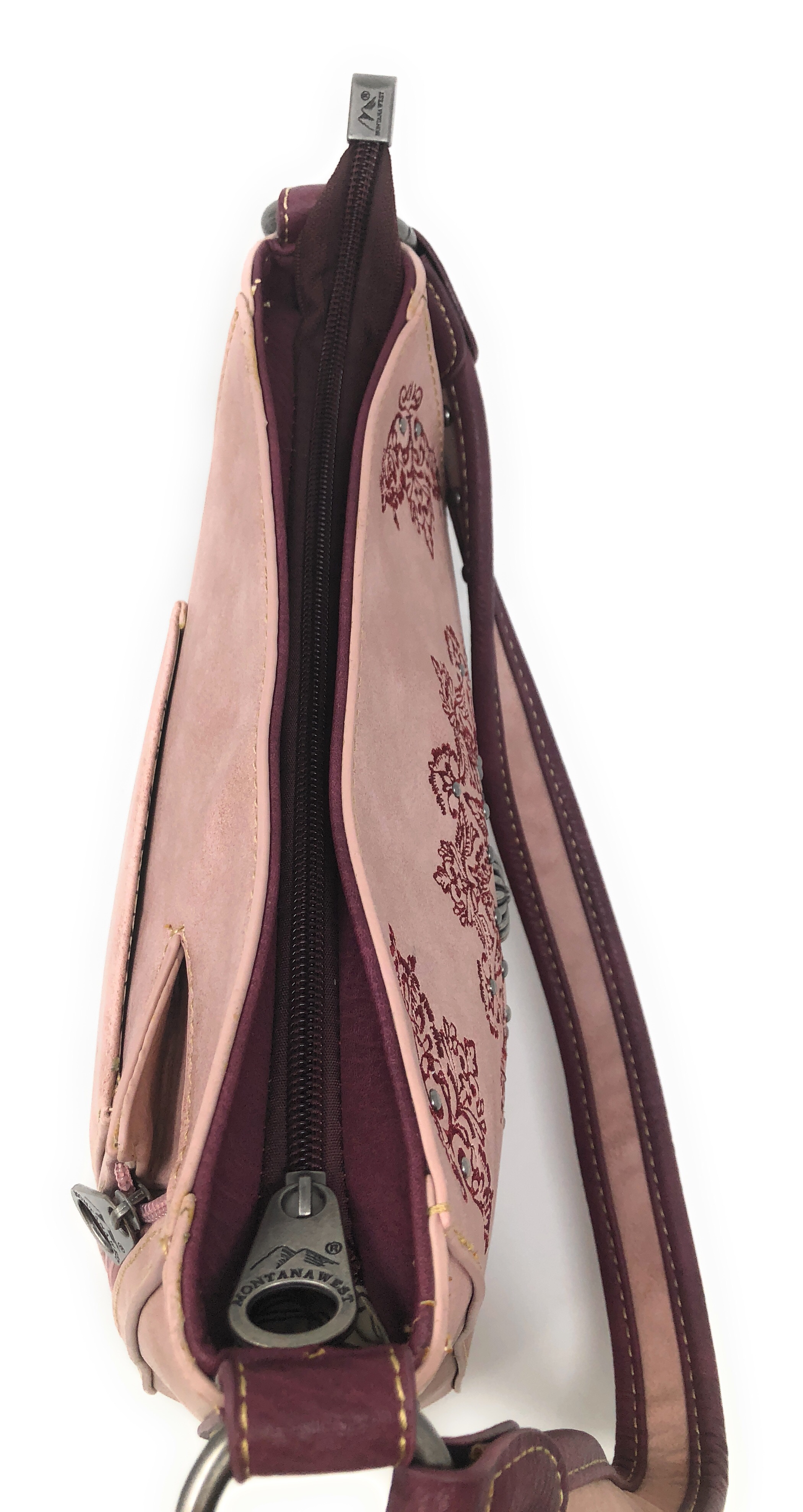 Concealed Carry Hobo Single Strap Purse w Mandala Boho DesignMatching