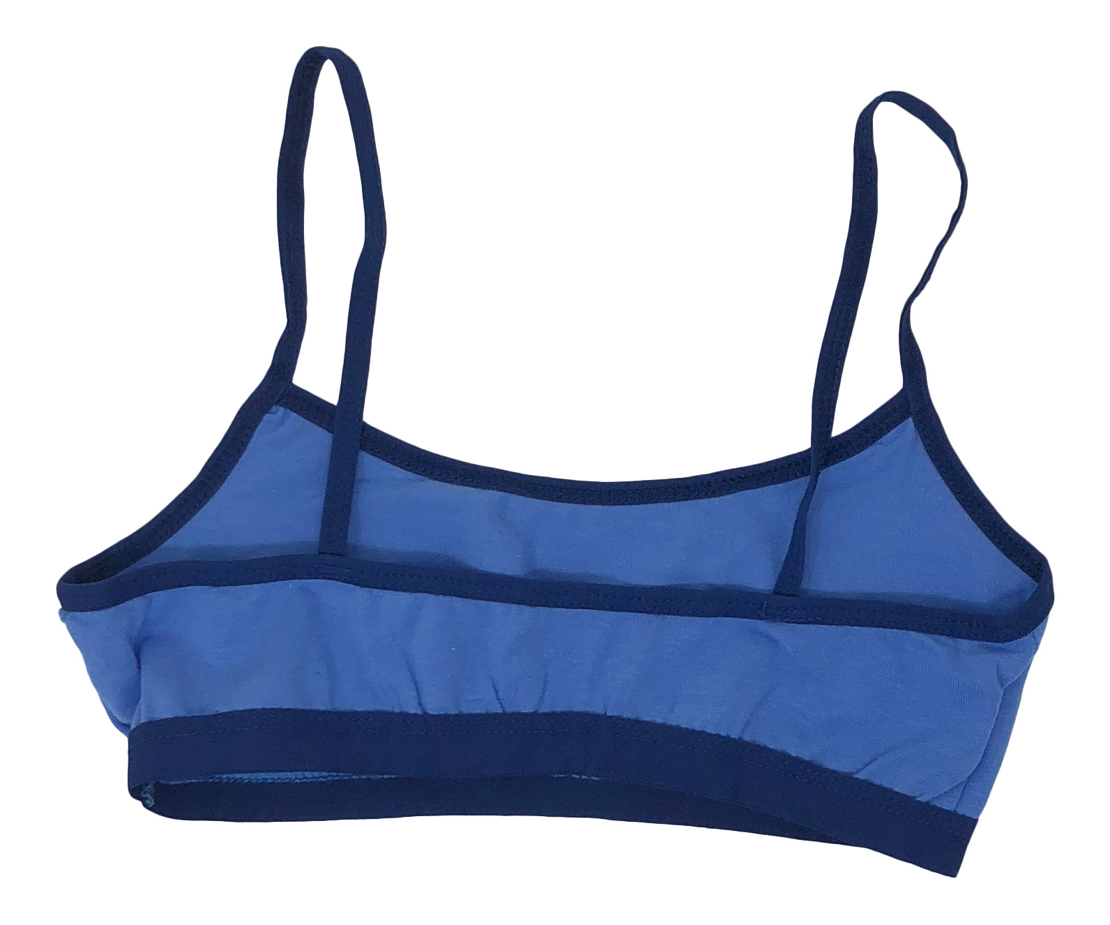 Girl's Adjustable Strap Training Sports Cotton Spandex Bra for Tweens