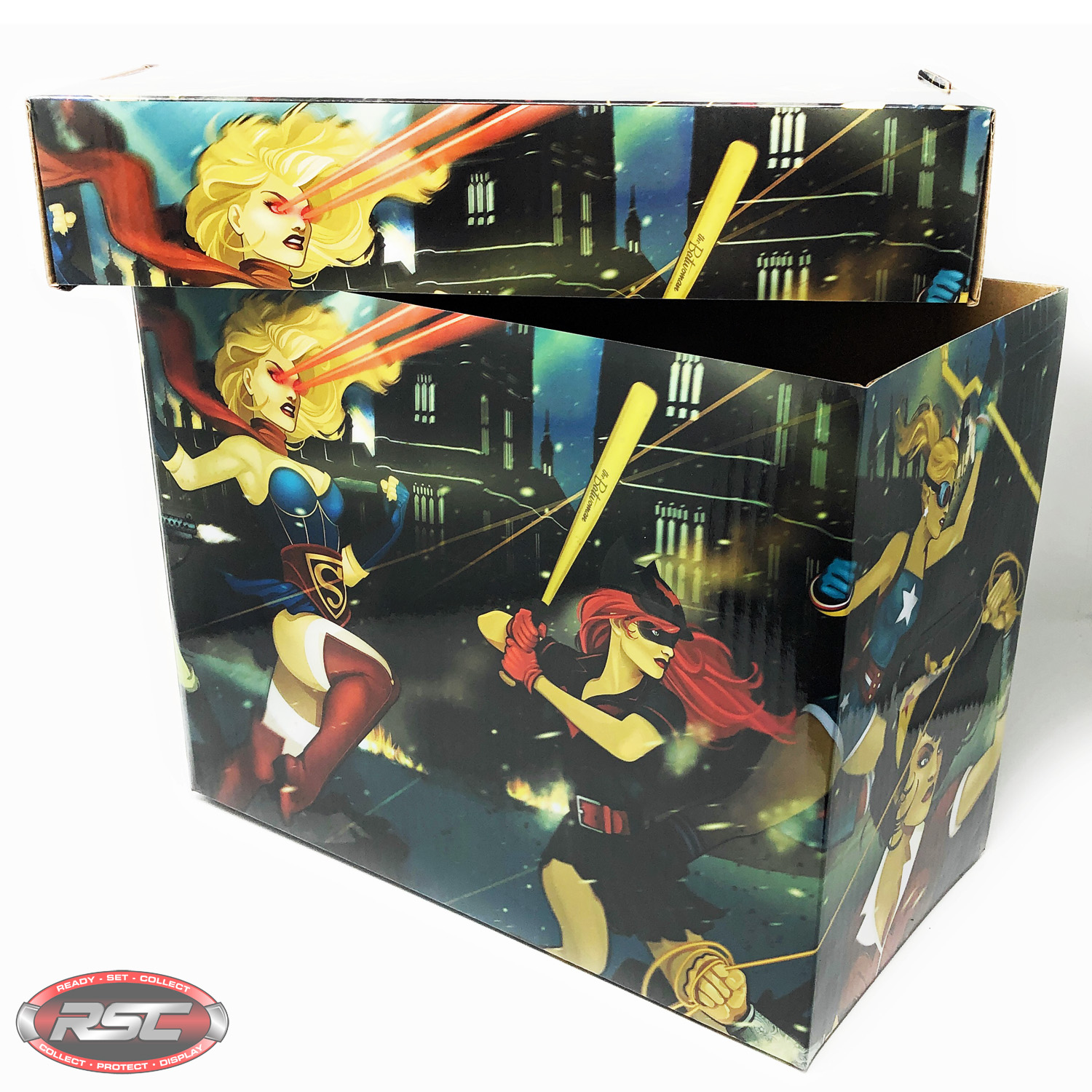 dc bombshells deluxe collector box