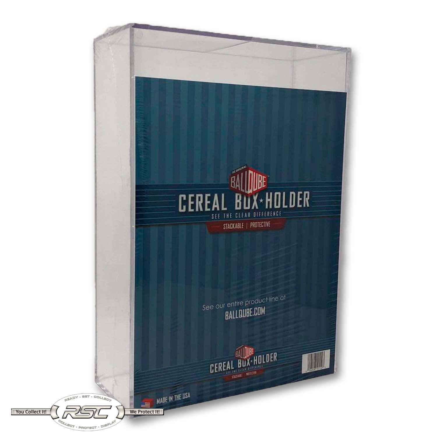 Cereal Box Clear Acrylic Display Case for Funko & Wheaties Cereal Box