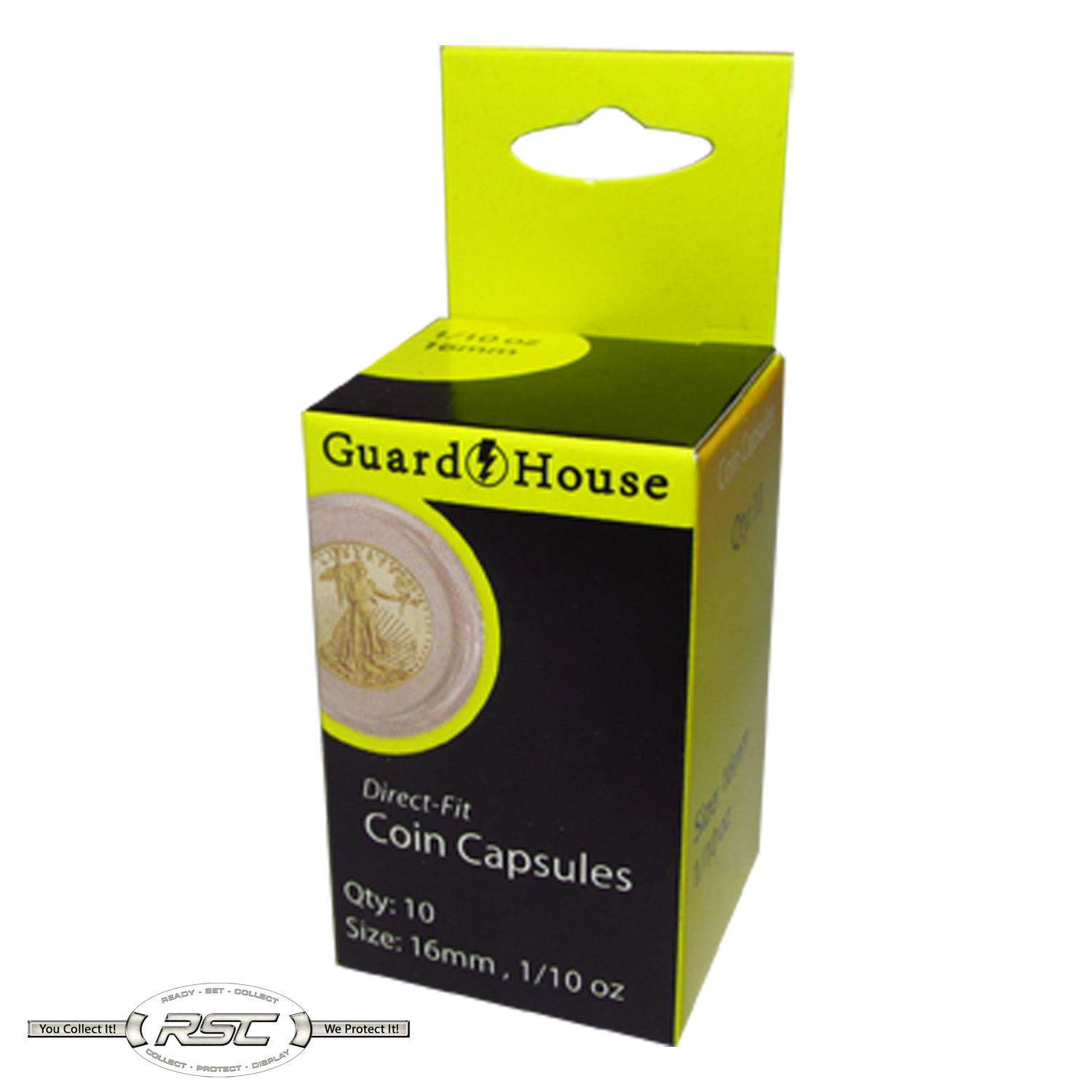 16mm Direct-Fit Coin Capsule 50 Pak 1//10 Ounce American Eagle