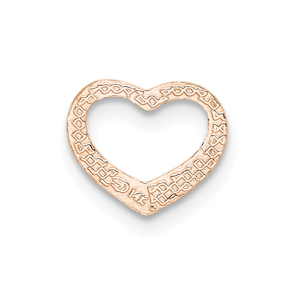 Lex /& Lu 14k White Gold .9mm Curb Pendant Chain Necklace