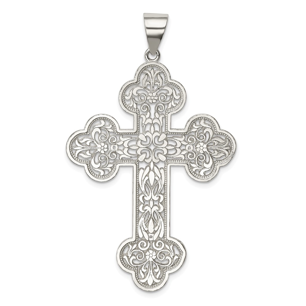 Lazarus in Frame Pendant Sterling Silver Polished St