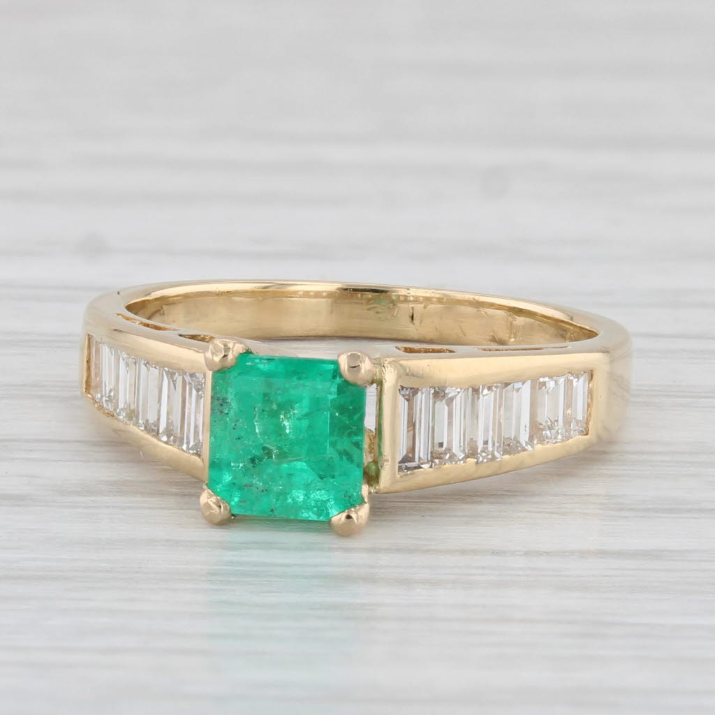 K14WG エメラルド 指輪 13号 emerald ring size 13