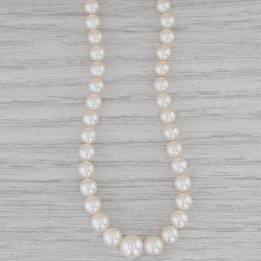 Vintage Mikimoto Graduated Cultured Pearl Single Strand