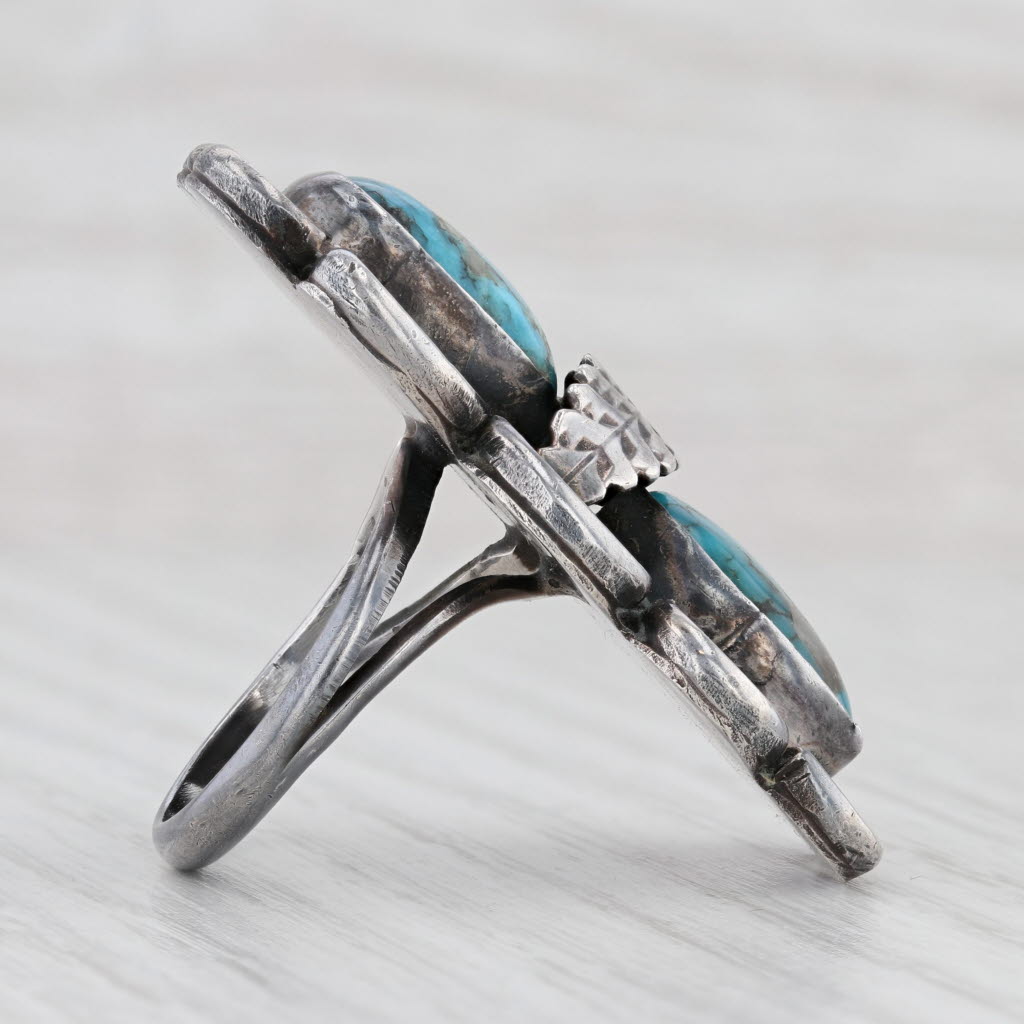 アクセサリー Vintage Navajo turquoise ring Vintage Native American Turquoise Ring Sterling Silver