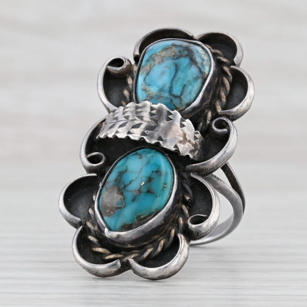 アクセサリー Vintage Navajo turquoise ring 6afca8fc-329a-5041-a9c0-