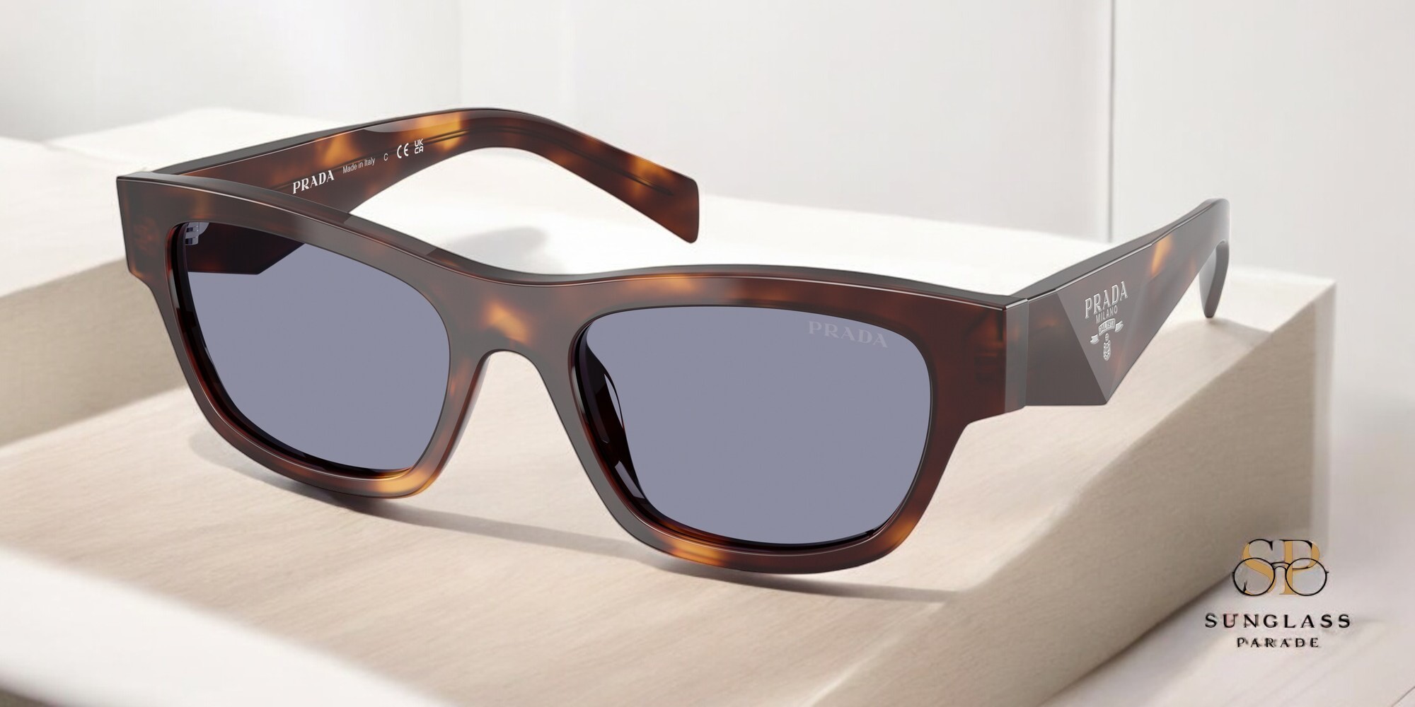 Prada PRB09S 15W03N Sunglasses Classic Tortoise Butterfly Frame, Grey Lenses Prada PRB09S 15W03N Sunglasses Classic | Mercari main image 3
