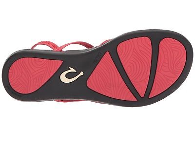 Olukai 20343 8B6C Kalapu Hibiscus Red Dark Shadow Women's Sandals | eBay
