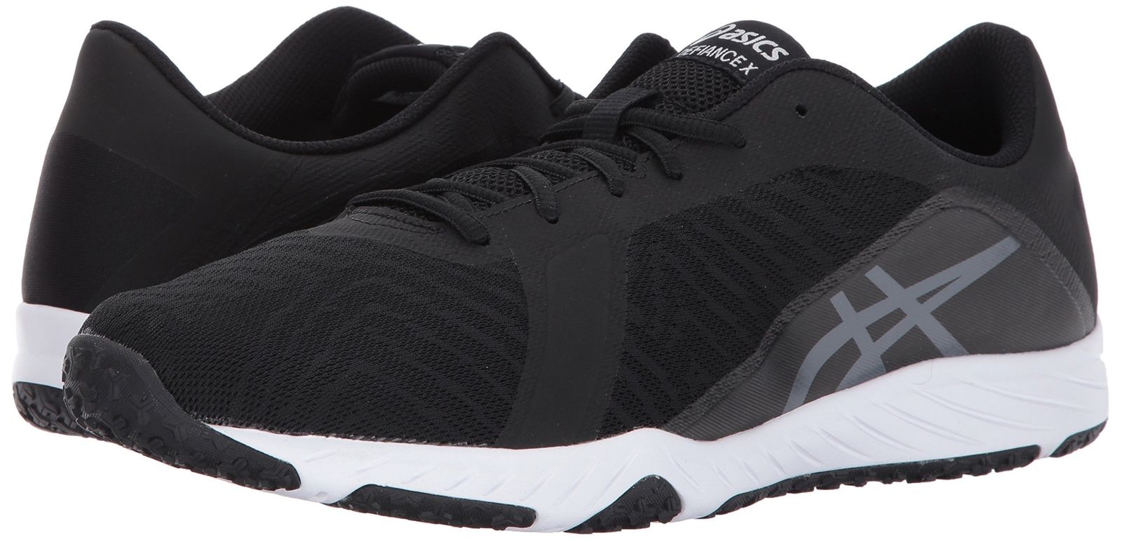 Asics S708N 9097 Defiance X Black Carbon White Men's Cross Training shoes Asics S708N 9097 Defiance X Black Carbon White Men's Cross Training shoes