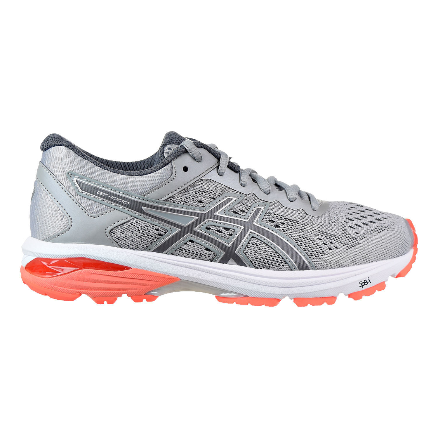 Asics T7A9N 9697 GT1000 6 Mid Grey Carbon Flash Coral