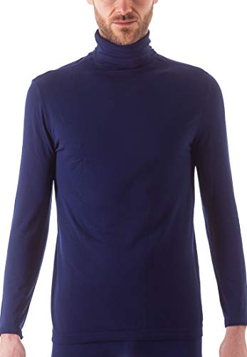 Issimo Pullover termico da uomo collo a maniche lunghe base top leggero - Foto 11 di 30